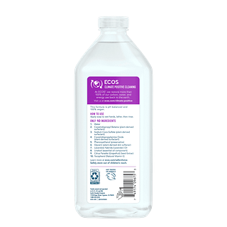 Lavendar Hand Soap Refill Back